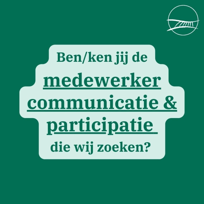 vacature medewerker communicatie en participatie