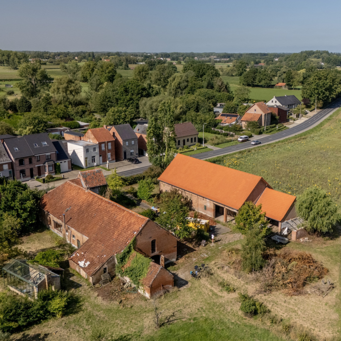 Hoeve Duifhuis vanuit de lucht
